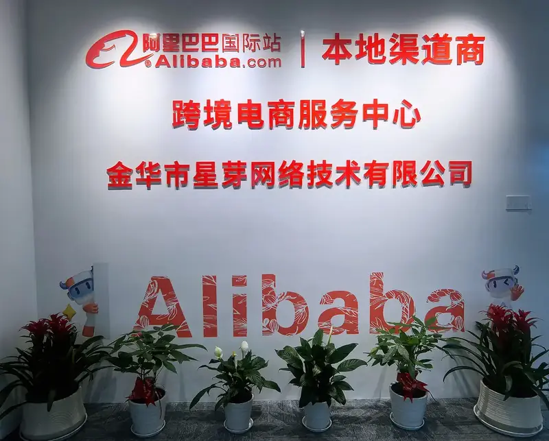 星芽网络公司标识墙实景